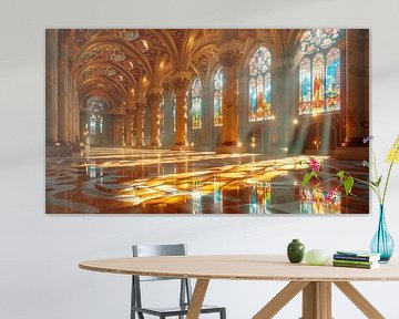 Kathedraal artistiek panorama van TheXclusive Art