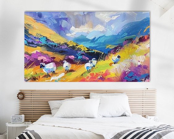 Example of the artwork in a room