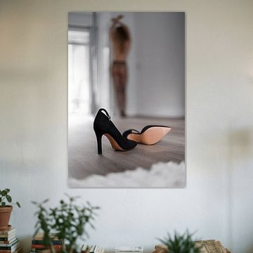 Künstlerischer Akt bei der Heimkehr