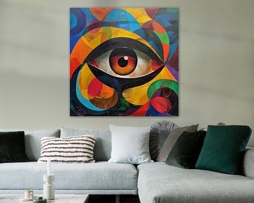 Abstracte oog van TheXclusive Art