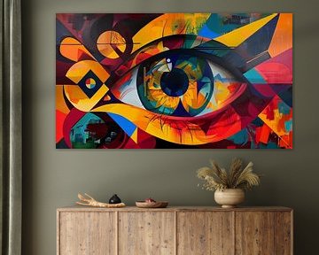 Abstracte oog panorama van TheXclusive Art