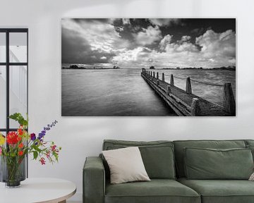 Zicht op het Friese Sneekermeer van Richard Zeinstra