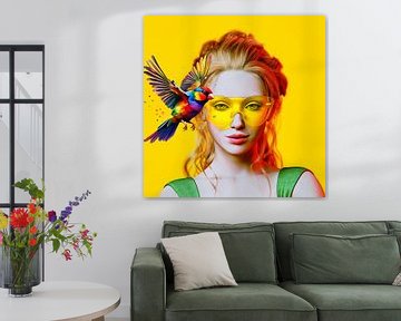 The Girl and her Bird by ellenilli .