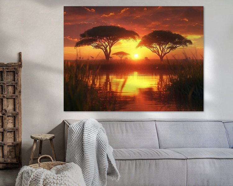Example of the artwork in a room