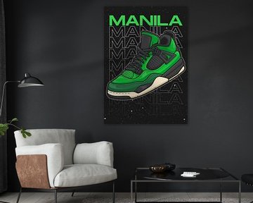 Air Jordan 4 Retro Manila Sneaker van Adam Khabibi