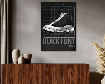 Air Jordan 13 Retro Black Flint Sneaker van Adam Khabibi