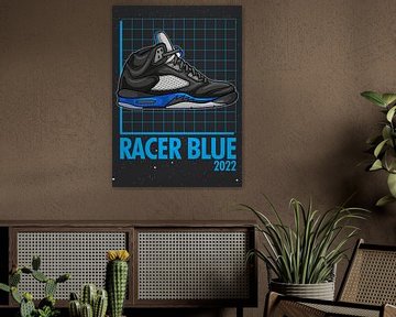 Air Jordan 5 Retro Racer Blue Sneaker van Adam Khabibi