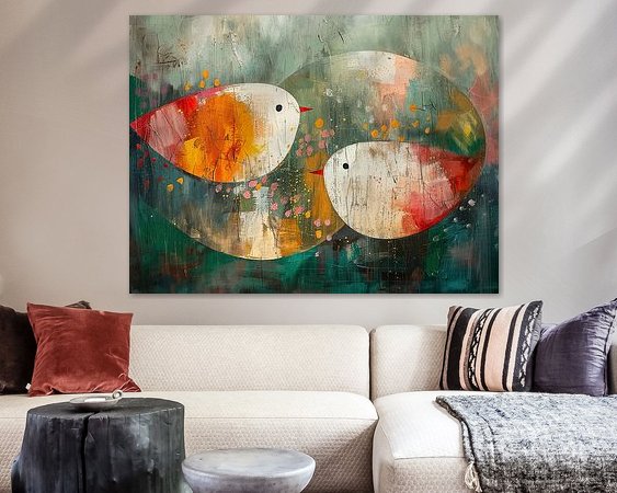 Example of the artwork in a room