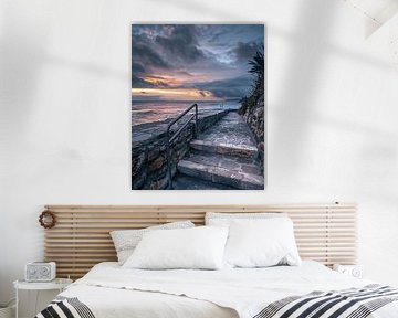 Des pas vers l'horizon : un chemin vers la mer du soir