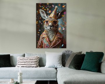 Grappige kangoeroe van Felix Brönnimann