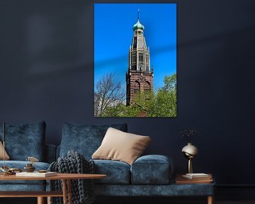 Toren van de Zuiderkerk (St. Pancraskerk) in Enkhuizen van Nicoletta Tavella