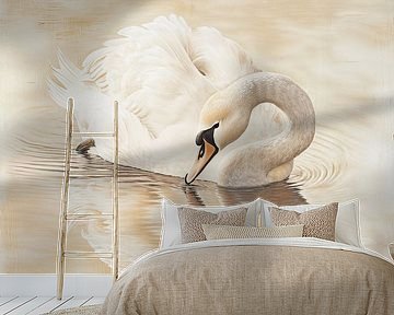 Mirror of Serenity by Eye catching paintings