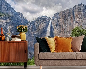 Upper Yosemite Falls - Ingelijst door schoonheid van Joseph S Giacalone Photography
