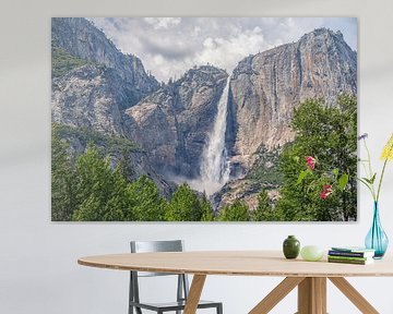 Upper Yosemite Falls - Ingelijst door schoonheid van Joseph S Giacalone Photography