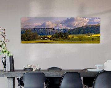 Panorama van het Limburgse heuvelland van Henk Meijer Photography