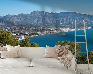 Uitzicht op Altea en de Sierra de Bernia