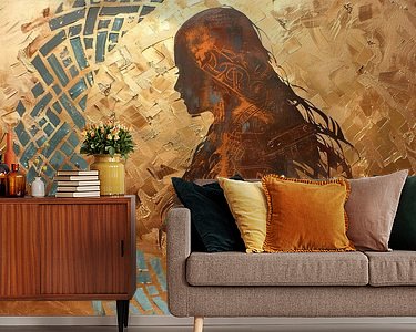 Example of the artwork in a room