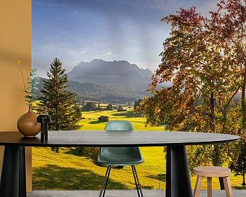 Autumn panorama Werdenfelser Land by Walter G. Allgöwer