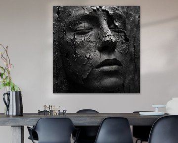 Gebroken gezicht - broken face van TheXclusive Art