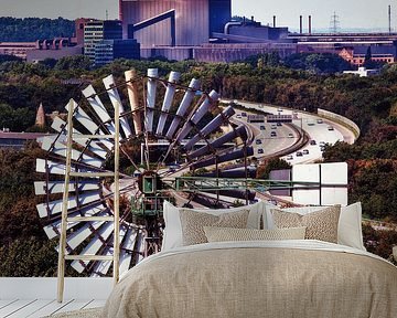 Windrad @ Landschaftspark Duisburg-Nord von Rob Boon