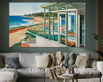 Sydney - Bondi Beach - Pop Art 103 door Kollektiv Team 32 vs Felix von Altersheim van Felix von Altersheim