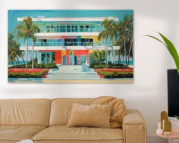 Miami Beach Bauhaus - Pop Art 100 door Kollektiv Team W 32 vs. Felix von Altersheim van Felix von Altersheim