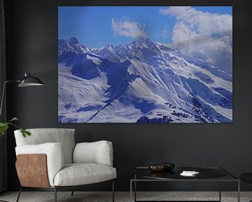 Alpentoppen met sneeuw van Babetts Bildergalerie