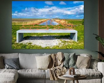 Wegdromen in Noordpolderzijl van Evert Jan Luchies
