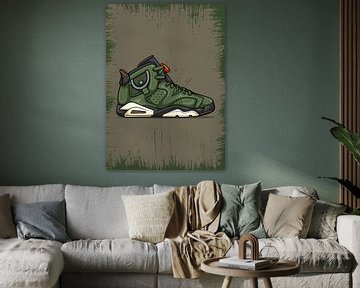 Air Jordan 6 Cactus Jack Travis Scott Sneaker van Adam Khabibi