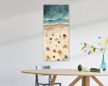 Zomer Zon Zee | Schilderij van Kunst Kriebels