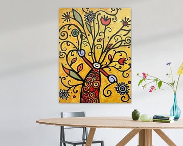 Flowers Cropped by ARTEO Paintings