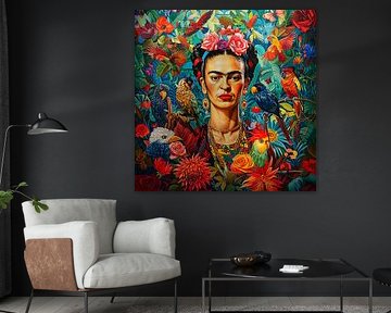 Frida Poster - Frida Kunstdruk van Niklas Maximilian