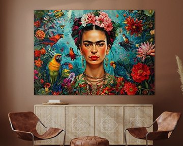 Frida Poster Frida Kunstdruk van Niklas Maximilian