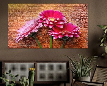 Nature morte Fleur sur fond