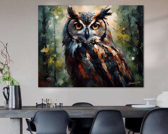 Example of the artwork in a room