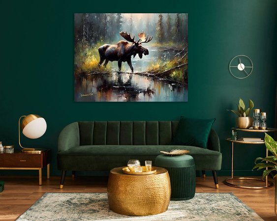 Example of the artwork in a room