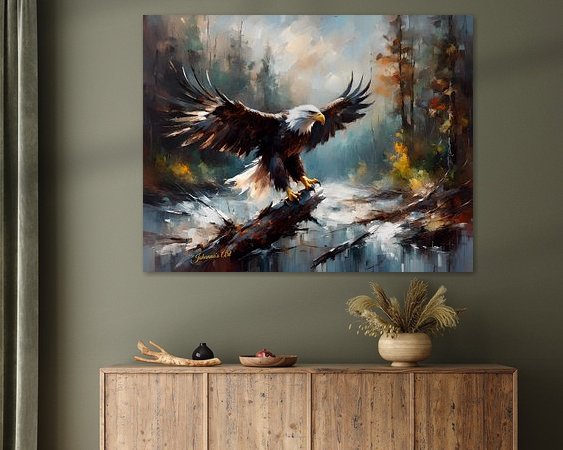 Example of the artwork in a room