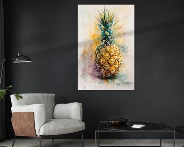 Kleurrijke ananas: aquarelinspiratie van Felix Brönnimann