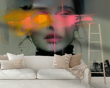 Modern and abstract portrait 