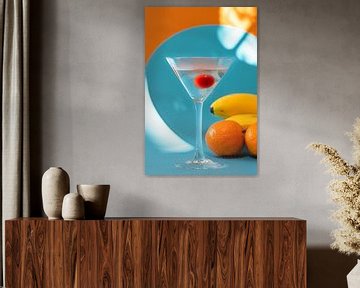 cocktail abstract van studio photoflash