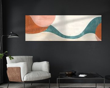 Golvend Panorama in Pastel van Whale & Sons