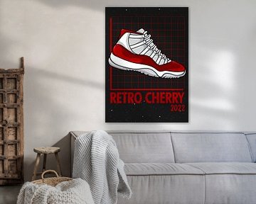 Air Jordan 11 Retro Cherry Sneaker van Adam Khabibi