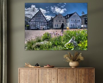 Half-timbered house in Suderwich