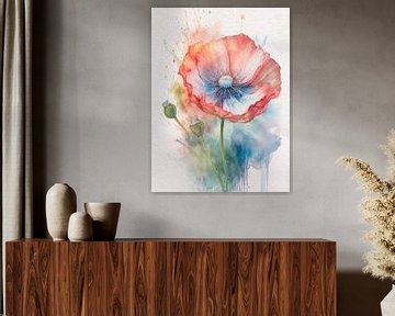 Poppy in pastel shades