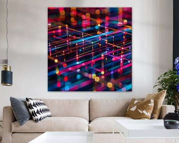 Neon lijnen van TheXclusive Art