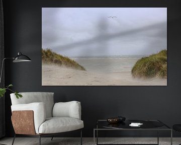 strand, Texel,rust in het hoofd ,uitwaaien,golven. van judy-fotografie