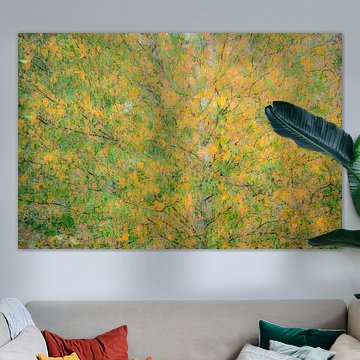 Birkenblätter abstrakt von jowan iven