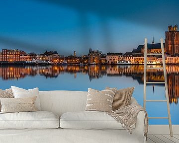 Dordrecht in the blue hour by Ilya Korzelius