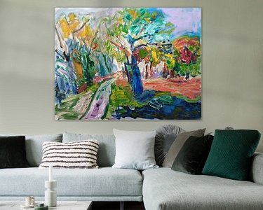 Example of the artwork in a room