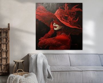 Lady in Red - Omarmen van de Vlammen der Liefde van Karina Brouwer